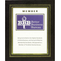 Black Leatherette Certificate Frame (11"x13")